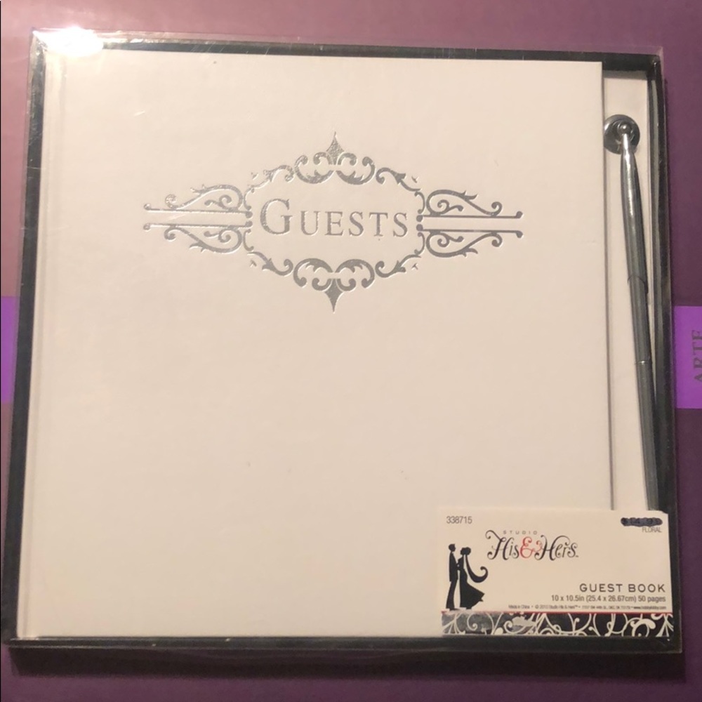 Guest Book with Pen